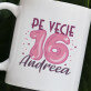 16 pe vecie - Cană 