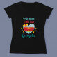 Wonder woman - Tricou negru pentru femei