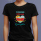 Wonder woman - Tricou negru pentru femei
