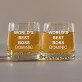 World`s best boss - Pahar pentru whisky