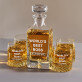 World`s best boss - Set cu carafă și pahare pentru whisky World`s best boss - Set cu carafă și pahare pentru whisky