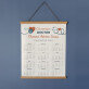 Cel mai bun doctor - Calendar cu lamele din lemn