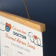 Cel mai bun doctor - Calendar cu lamele din lemn