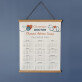 Cel mai bun doctor - Calendar cu lamele din lemn