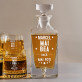 Mai bea - Set cu carafă și pahare pentru whisky