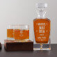 Mai bea - Set cu carafă și pahare pentru whisky Mai bea - Set cu carafă și pahare pentru whisky