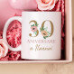 Set cu cană și spa cu trandafiri de a 30 aniversare