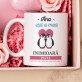 Set cu cană și spa cu trandafiri pentru iubită