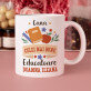 Set cadou pentru educatoare cu cană, ceai și bomboane