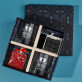 Set cadou pentru martor, cu pahare pentru whisky