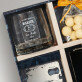 Set cadou la aniversarea 30 de ani, cu pahar pentru whisky