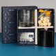 Set cadou la aniversarea 30 de ani, cu pahar pentru whisky