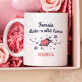Set cu cană și spa cu trandafiri de Ziua Femei