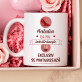 Set cu cană și spa cu trandafiri de aniversare