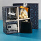 Set cadou proiect propriu, cu pahar pentru whisky