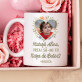 Set cu cană și spa cu trandafiri rugăminte de a fi nașă cu fotografie