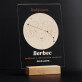 semn zodiacal - berbec - Imprimare pe sticlă acrilică cu suport LED