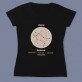 Zodie gemeni - Tricou negru pentru femei