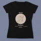 Zodie fecioară - Tricou negru pentru femei