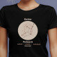 Zodie fecioară - Tricou negru pentru femei