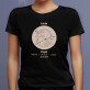 Zodie pești - Tricou negru pentru femei