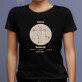 Zodie balanță - Tricou negru pentru femei
